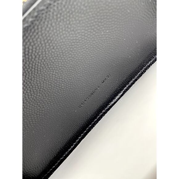 YSL Monogram Large Continental Zip Wallet in Grained Leather - Picture 8 of 10